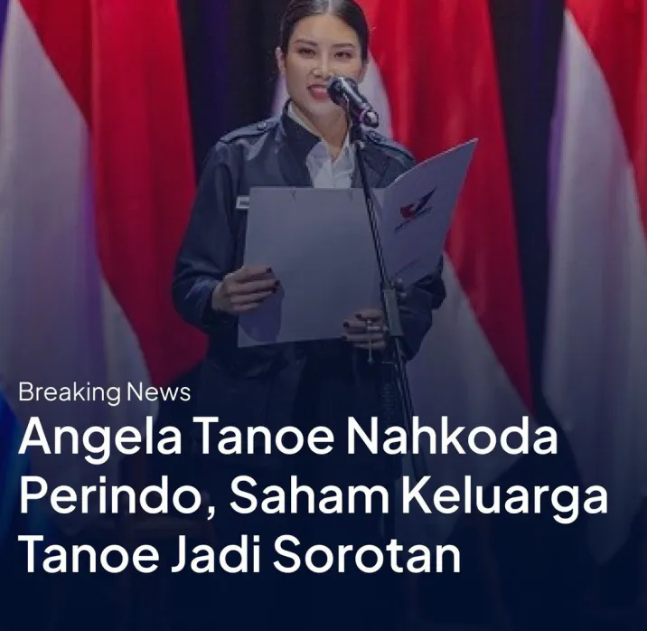 Angela Tanoe Nahkoda Perindo, Saham Keluarga Tanoe Jadi Sorotan